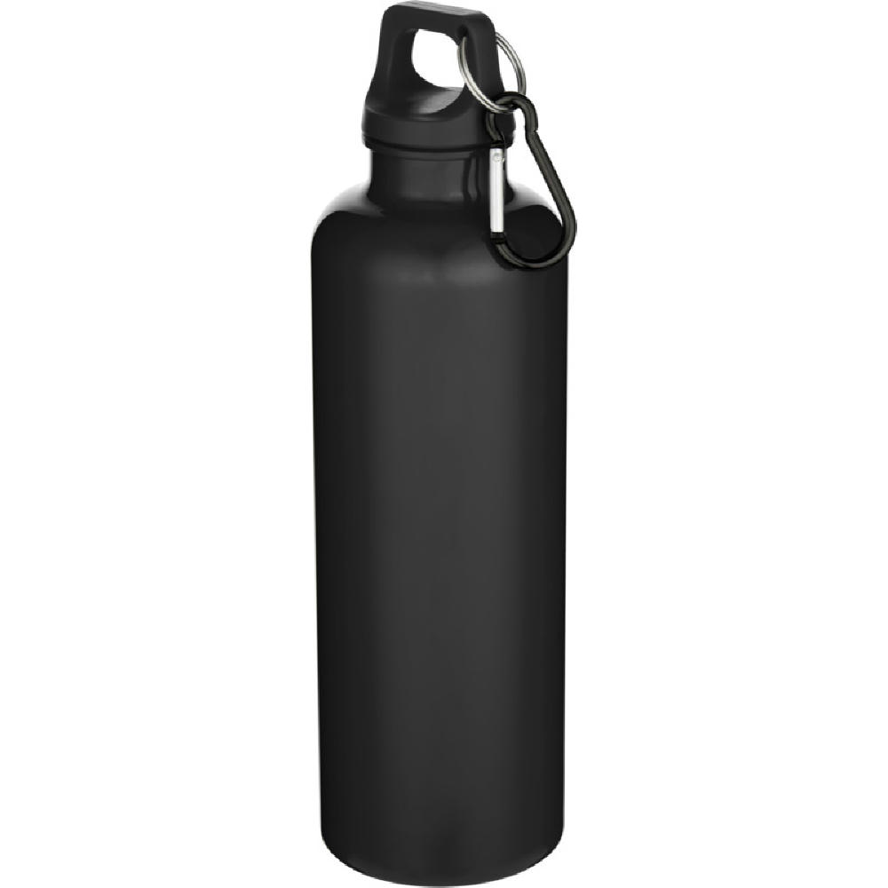 Botella de 750 ml con mosquetón en color liso de plástico reciclado con certificado RCS Oregon  