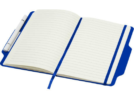 Libreta de tapa dura A5 con combinación de bolígrafo y lápiz Nexus (tinta negra)