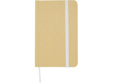 Libreta de tapa dura A6 de material reciclado con páginas lisas Reed