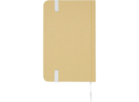 Libreta de tapa dura A6 de material reciclado con páginas lisas Reed