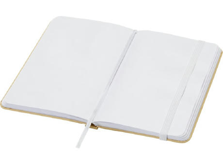 Libreta de tapa dura A6 de material reciclado con páginas lisas Reed