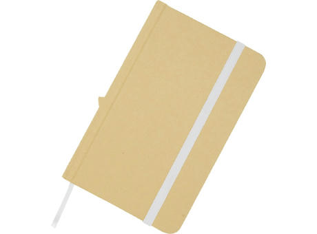 Libreta de tapa dura A6 de material reciclado con páginas lisas Reed
