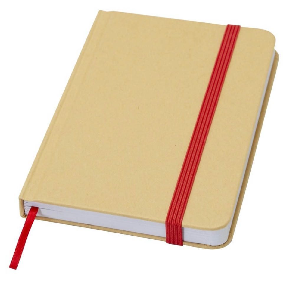 Libreta de tapa dura A6 de material reciclado con páginas lisas Reed
