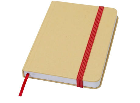 Libreta de tapa dura A6 de material reciclado con páginas lisas Reed