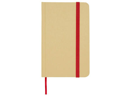 Libreta de tapa dura A6 de material reciclado con páginas lisas Reed