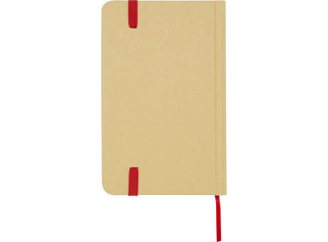Libreta de tapa dura A6 de material reciclado con páginas lisas Reed