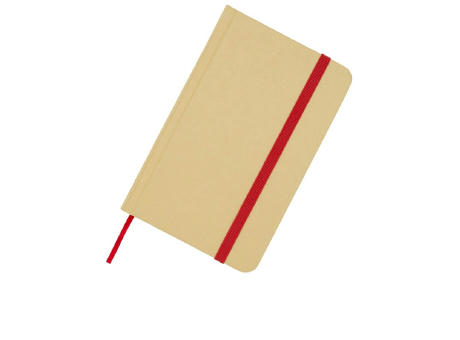 Libreta de tapa dura A6 de material reciclado con páginas lisas Reed