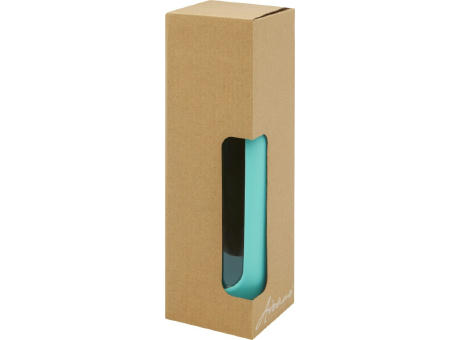 Botella de vidrio borosilicato con agarre de silicona de 600 ml Tidan