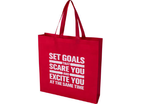 Bolsa Tote de 12 L con refuerzo de material no tejido reciclado con certificado GRS EcoSeal