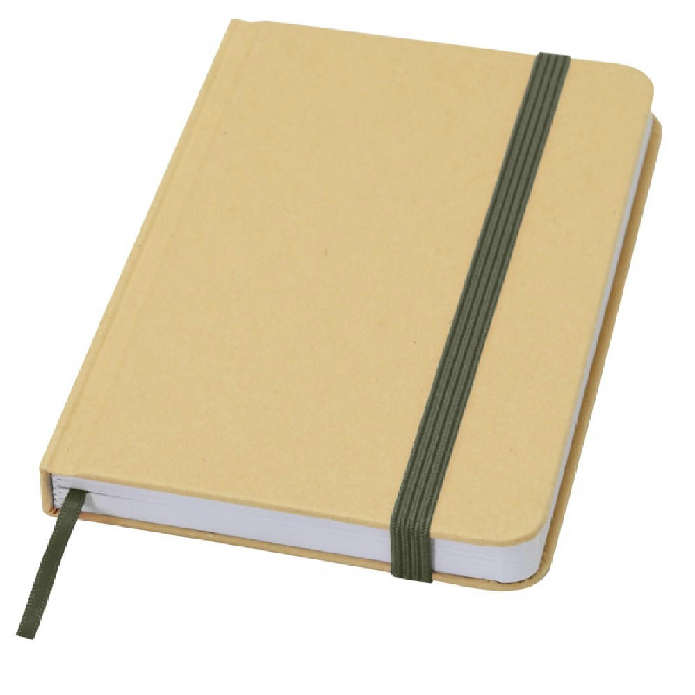 Libreta de tapa dura A6 de material reciclado con páginas lisas Reed