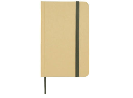 Libreta de tapa dura A6 de material reciclado con páginas lisas Reed
