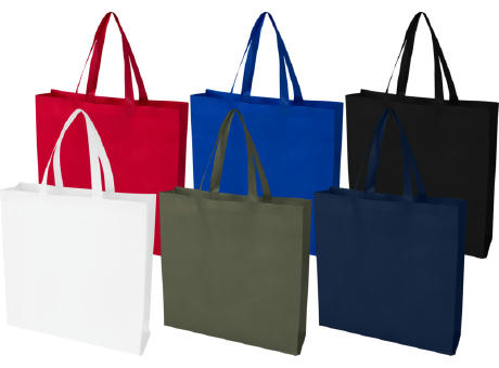 Bolsa Tote de 12 L con refuerzo de material no tejido reciclado con certificado GRS EcoSeal
