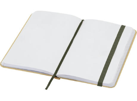 Libreta de tapa dura A6 de material reciclado con páginas lisas Reed