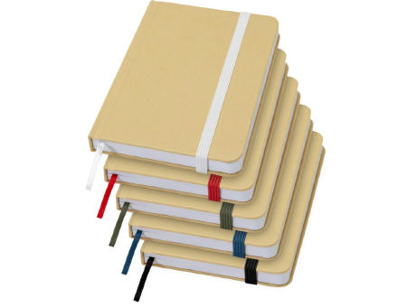 Libreta de tapa dura A6 de material reciclado con páginas lisas Reed
