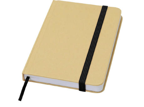 Libreta de tapa dura A6 de material reciclado con páginas lisas Reed