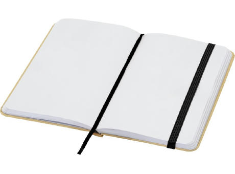Libreta de tapa dura A6 de material reciclado con páginas lisas Reed