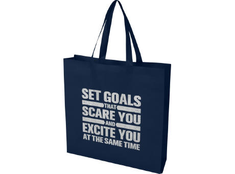 Bolsa Tote de 12 L con refuerzo de material no tejido reciclado con certificado GRS EcoSeal