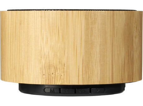Altavoz Bluetooth® de bambú Cosmos