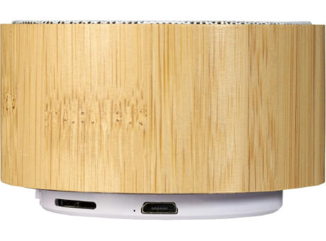 Altavoz Bluetooth® de bambú Cosmos