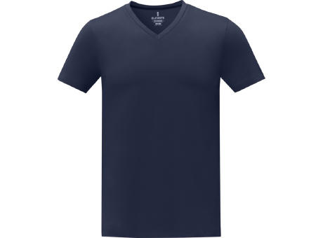 Camiseta de manga corta y cuello en V para hombre 