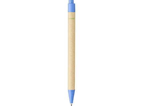 Bolígrafo de cartón reciclado y plástico de maíz Berk (tinta negra)