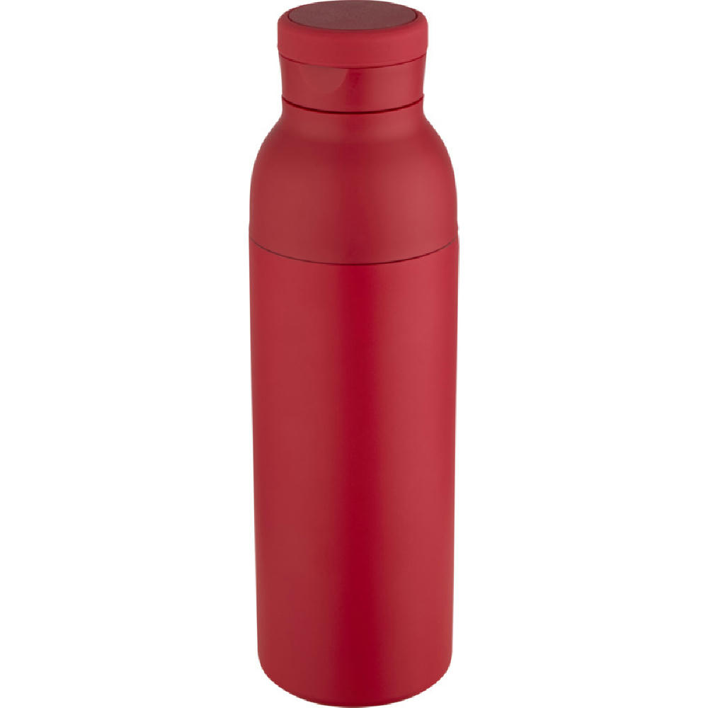 Botella de 650 ml con doble pared aislante de acero inoxidable reciclado RCS Illuminate