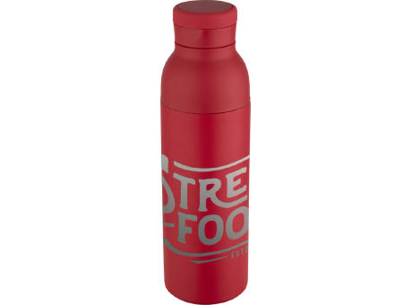 Botella de 650 ml con doble pared aislante de acero inoxidable reciclado RCS Illuminate