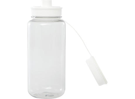 Botella deportiva de RPET con certificado RCS, de 900 ml y con tapa multifunción Ryder