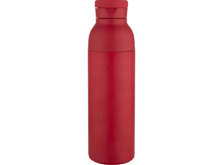 Botella de 650 ml con doble pared aislante de acero inoxidable reciclado RCS Illuminate
