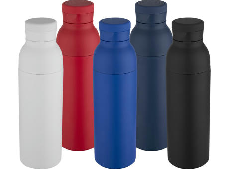 Botella de 650 ml con doble pared aislante de acero inoxidable reciclado RCS Illuminate