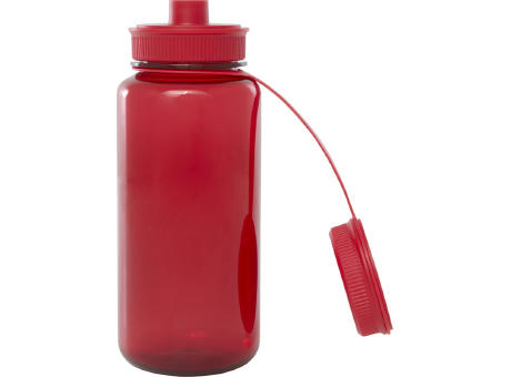Botella deportiva de RPET con certificado RCS, de 900 ml y con tapa multifunción Ryder