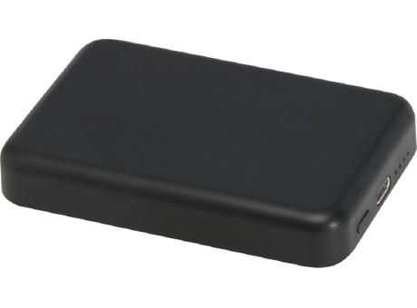Batería externa inalámbrica magnética de 5000 mAh y 15 W con PD de 20 W fabricada con plástico reciclado Acrab