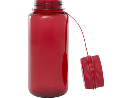 Botella deportiva de RPET con certificado RCS, de 900 ml y con tapa multifunción Ryder
