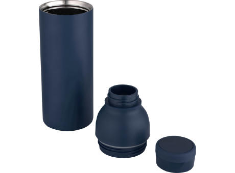 Botella de 650 ml con doble pared aislante de acero inoxidable reciclado RCS Illuminate