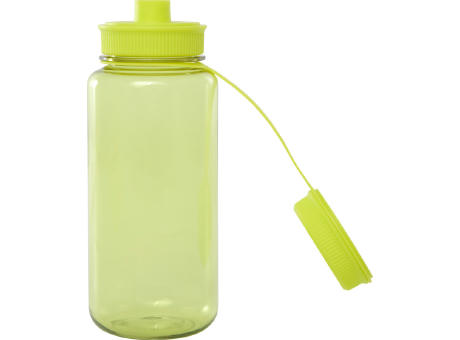 Botella deportiva de RPET con certificado RCS, de 900 ml y con tapa multifunción Ryder