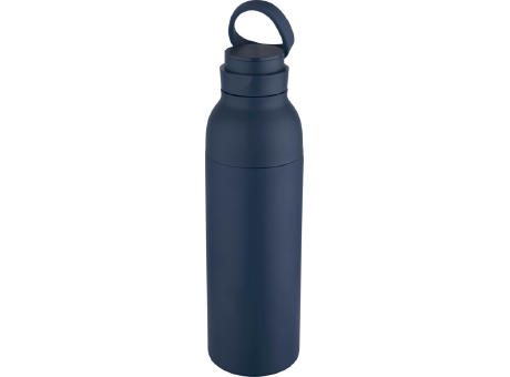 Botella de 650 ml con doble pared aislante de acero inoxidable reciclado RCS Illuminate