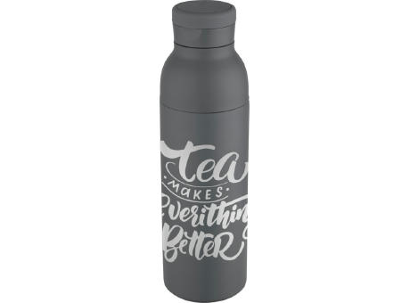 Botella de 650 ml con doble pared aislante de acero inoxidable reciclado RCS Illuminate