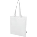 Bolsa Tote de 7 L de algodón reciclado de 140 g/m² con certificado GRS Madras Blend