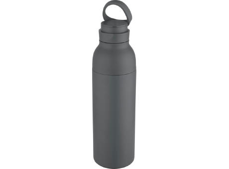 Botella de 650 ml con doble pared aislante de acero inoxidable reciclado RCS Illuminate
