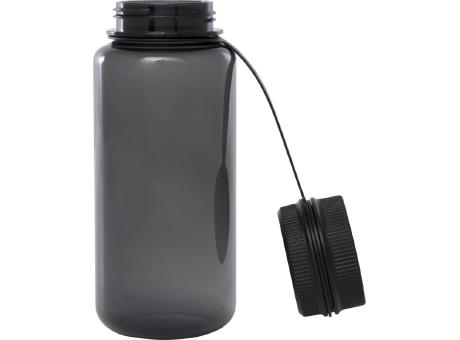 Botella deportiva de RPET con certificado RCS, de 900 ml y con tapa multifunción Ryder