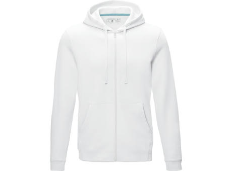 Sudadera con capucha y cremallera completa de orgánico para hombre 