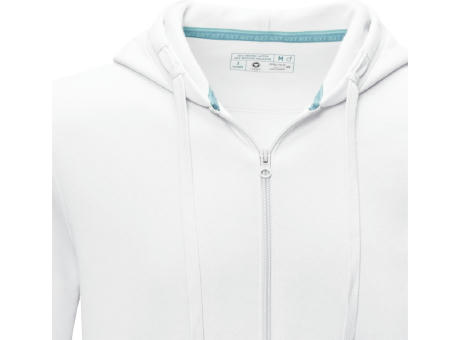 Sudadera con capucha y cremallera completa de orgánico para hombre 