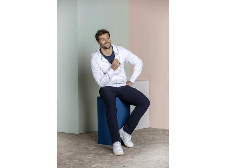 Sudadera con capucha y cremallera completa de orgánico para hombre 