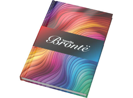 Libreta de tapa dura brillante A5 con 100 hojas Novella Brontë