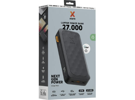 Batería externa de 27 000 mAh y 67 WXtorm FS5271 Fuel Series