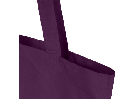 Bolsa Tote de 7 L de algodón reciclado de 140 g/m² con certificado GRS Madras Blend