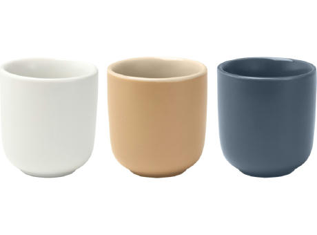 Juego de 2 tazas de espresso de cerámica acabado mate de 90 ml Male