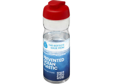 Bidón deportivo con tapa Flip de 650 ml H2O Active® Eco POP Base
