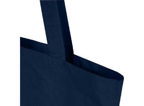 Bolsa Tote de 7 L de algodón reciclado de 140 g/m² con certificado GRS Madras Blend