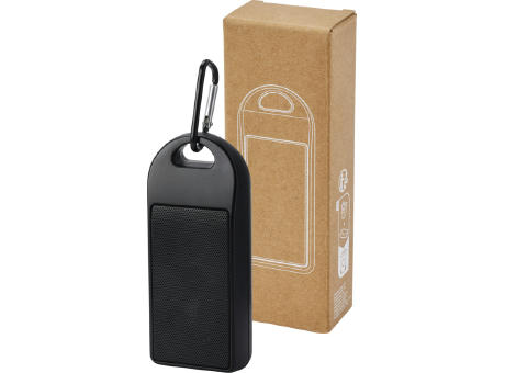 Altavoz Bluetooth® de plástico reciclado de 3 W IPX4 con certificación RCS Omni